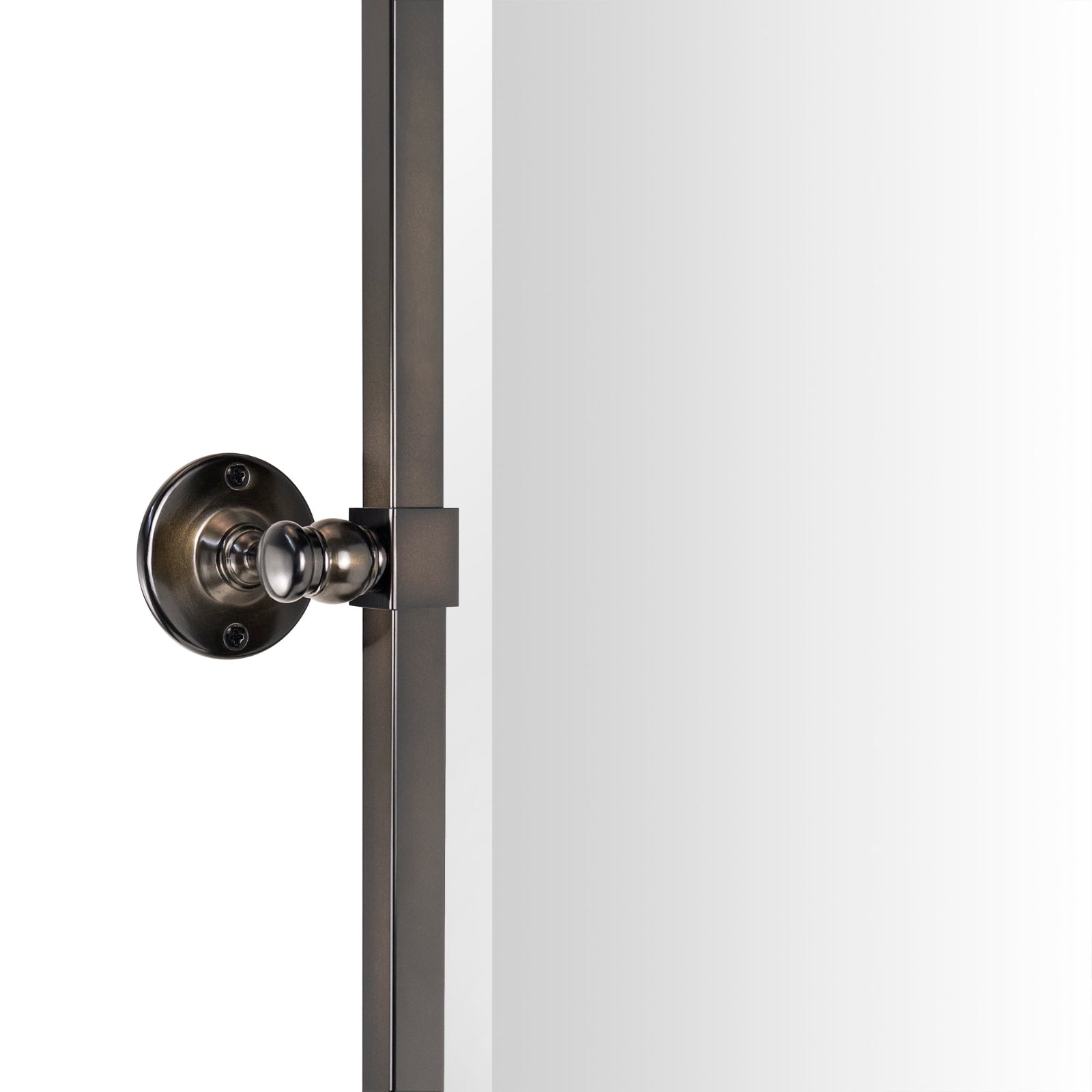 Blakley Rectangular Pivoting Mirror Tilt Mirror for Bathroom Swivel Metal Framed Wall Mounted Bathroom Vanity Mirror