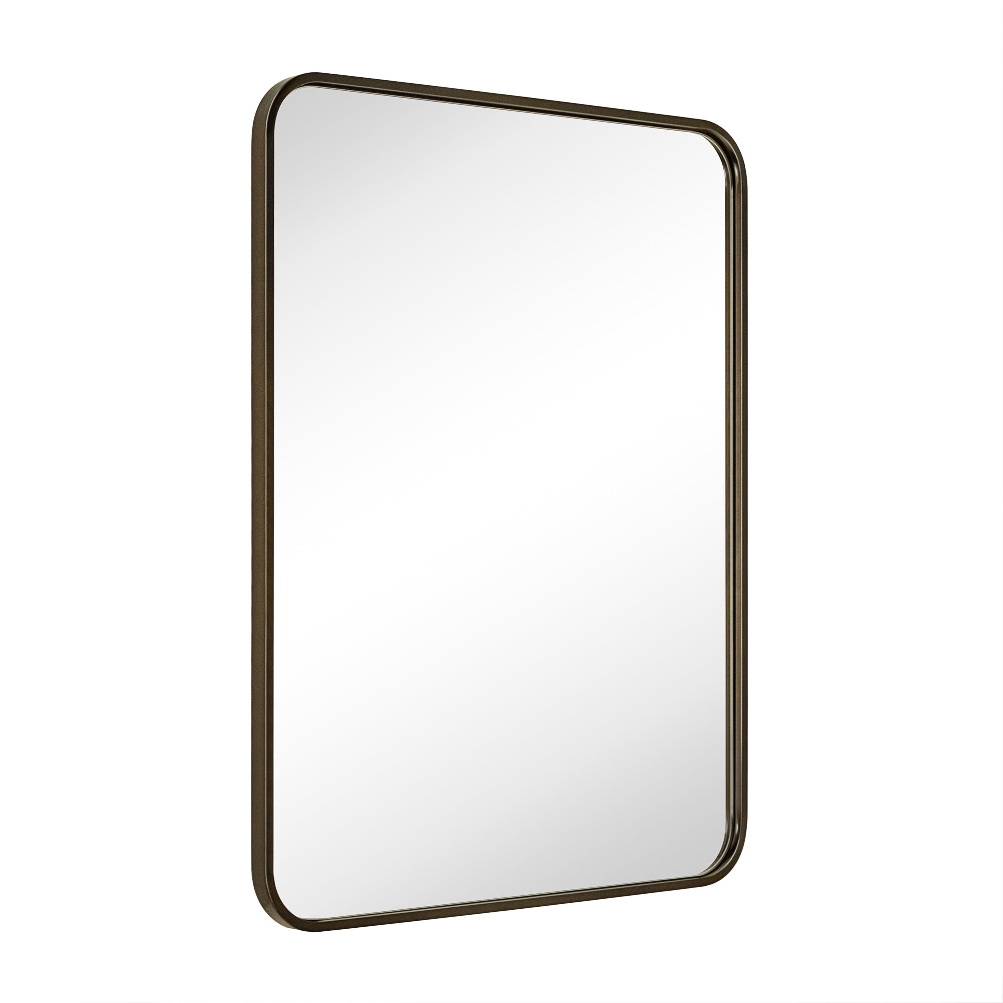 Rectangle Bathroom Vanity Mirror Stainless Steel Metal Framed Wall Mounted Mirror for Bathroom, Living Room, Powder Room