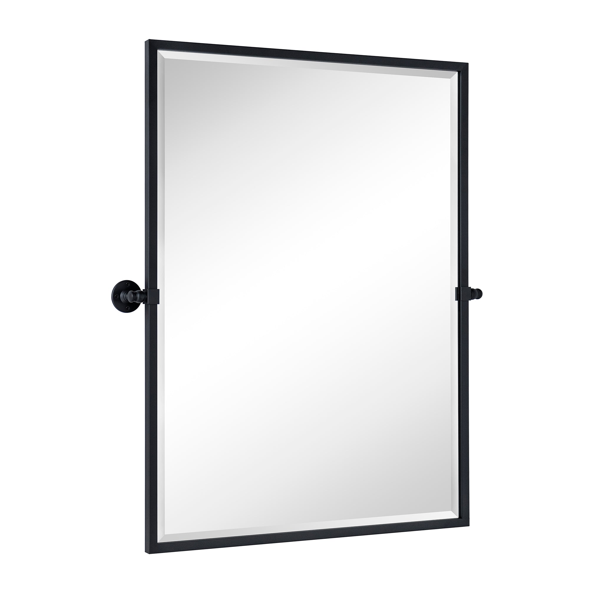 Rectangular Metal Framed Pivot Wall Mounted Bathroom Vanity Mirror