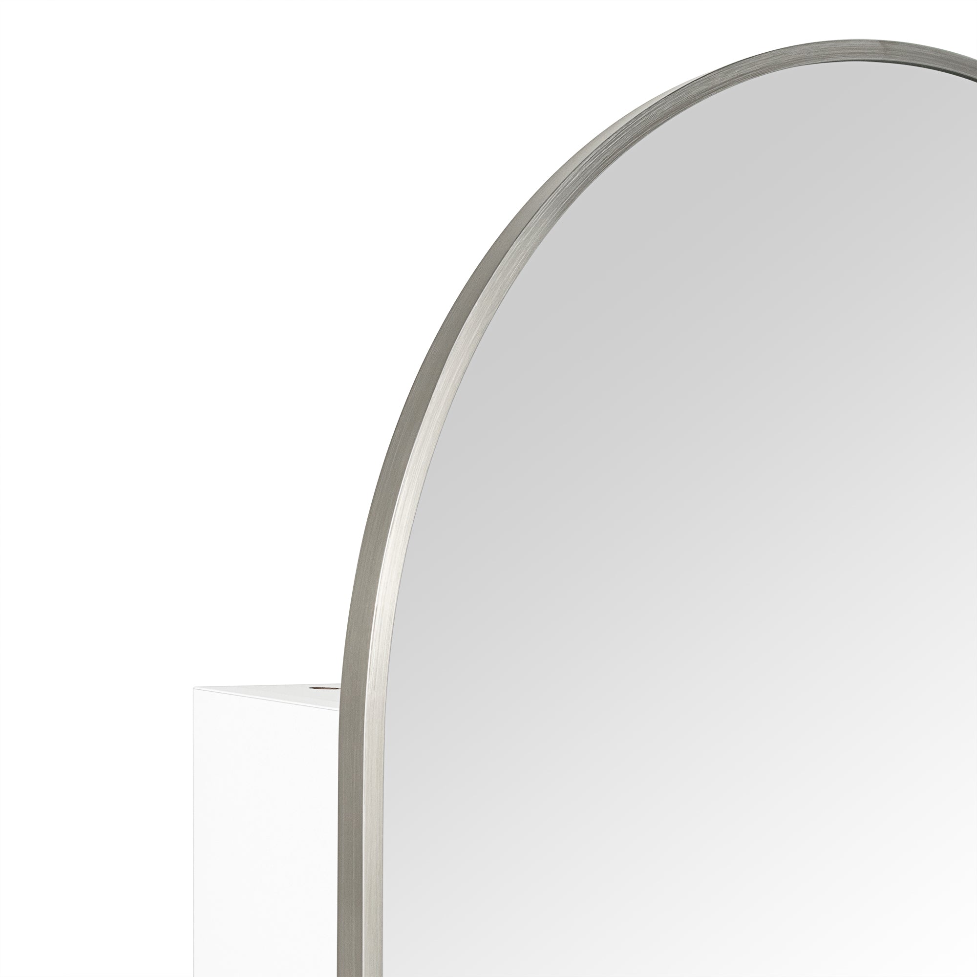 Arched Bathroom Medicine Cabinet with Mirror Recessed and Surface Mount Medicine Cabinet Mirror