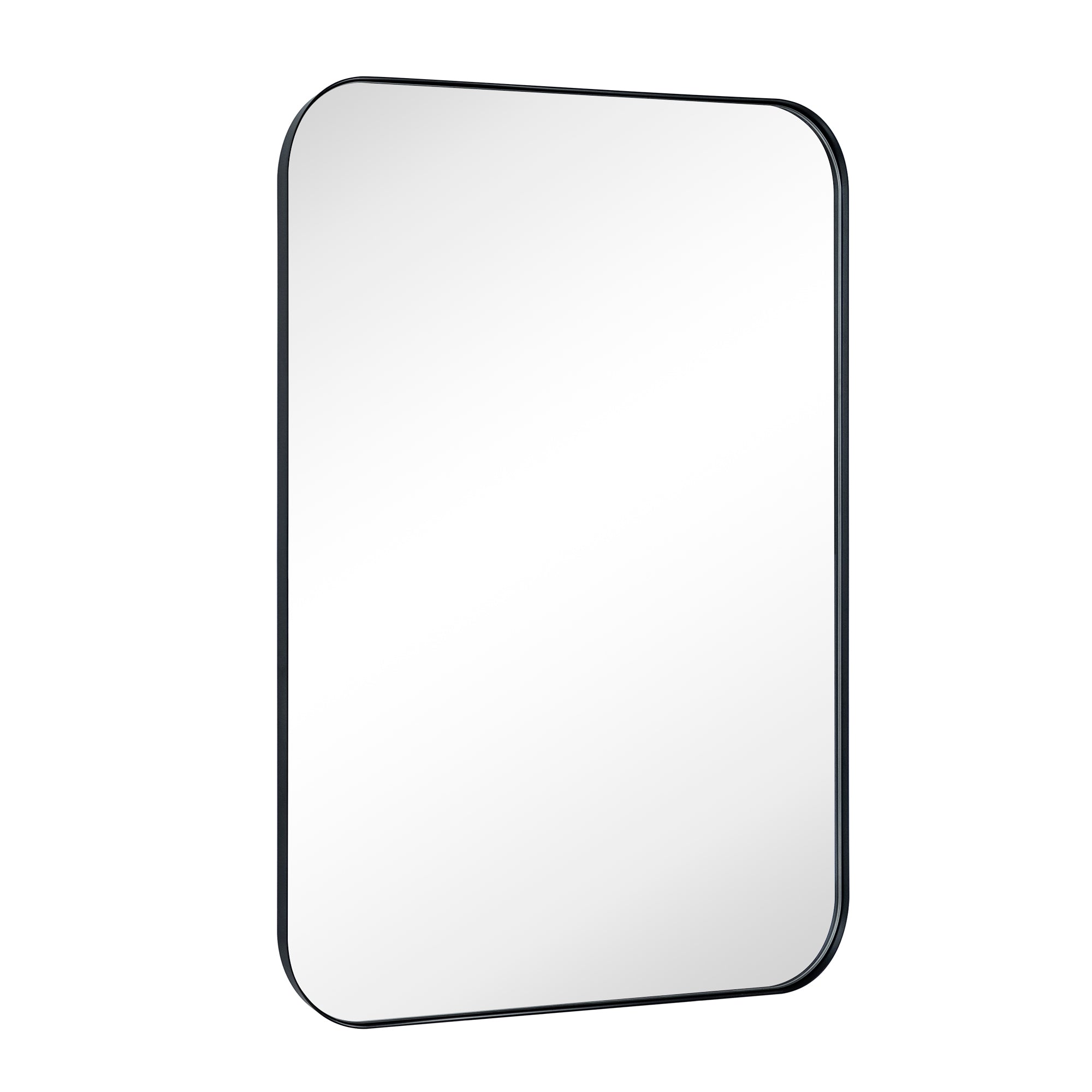 Rectangular Stainless Steel Framed Wall Mounted Bathroom Vanity Mirror