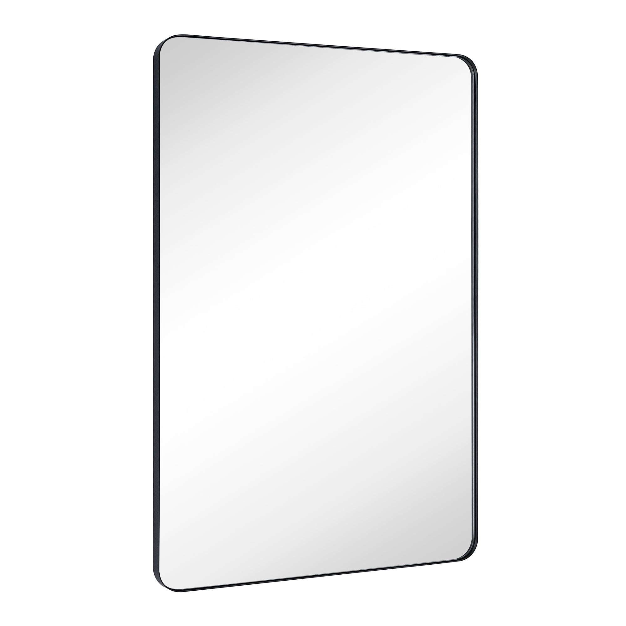 Kengston Rectangular Stainless Steel Metal Framed Wall Mounted Bathroom Vanity Mirror