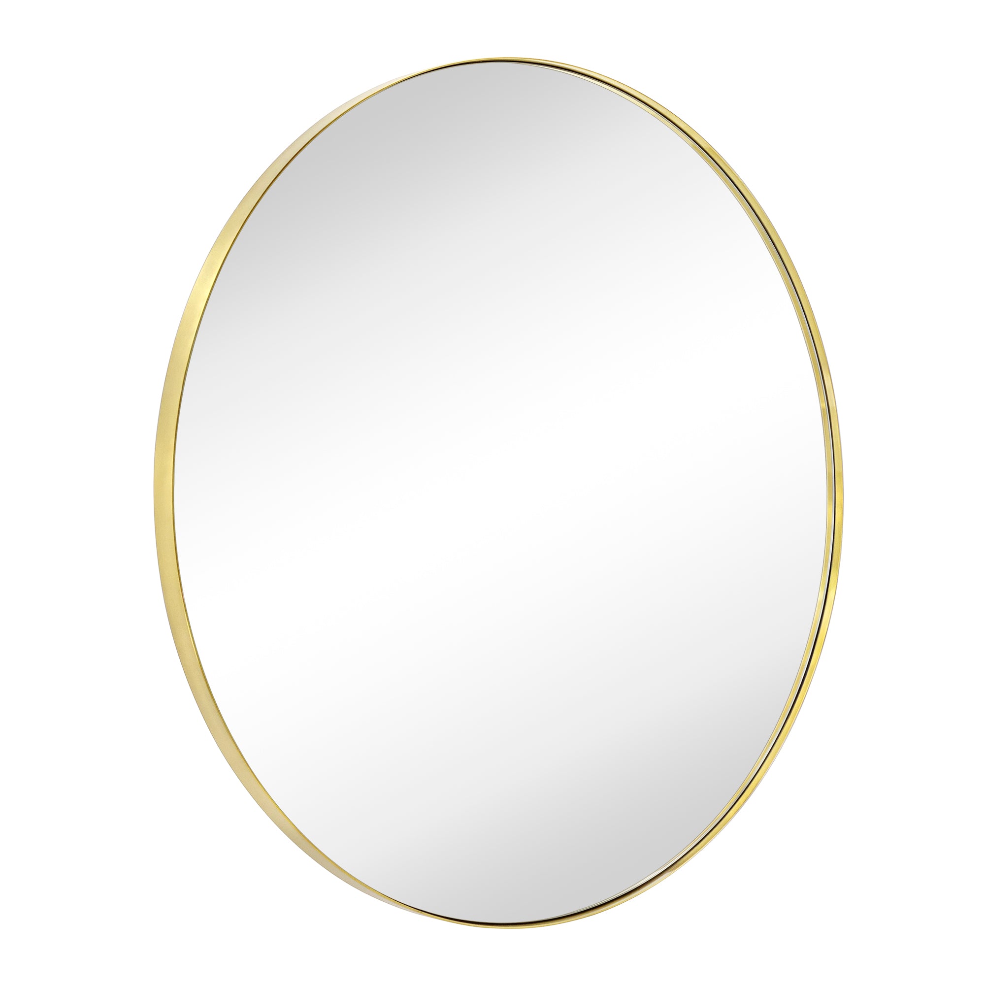 Circular Round Stainless Steel Framed Wall Mounted Bathroom Vanity Mirror