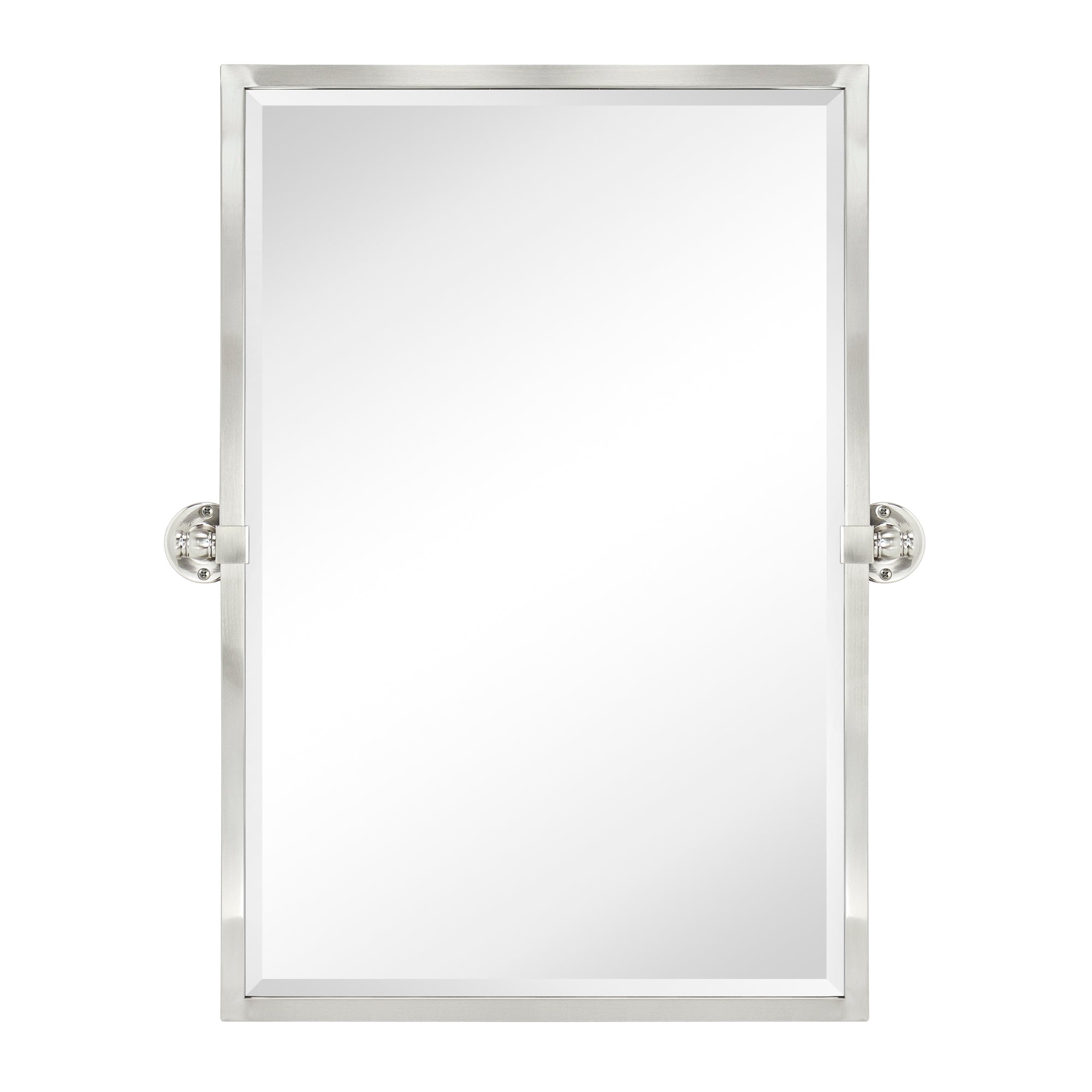 Rectangular Metal Framed Pivot Wall Mounted Bathroom Vanity Mirror