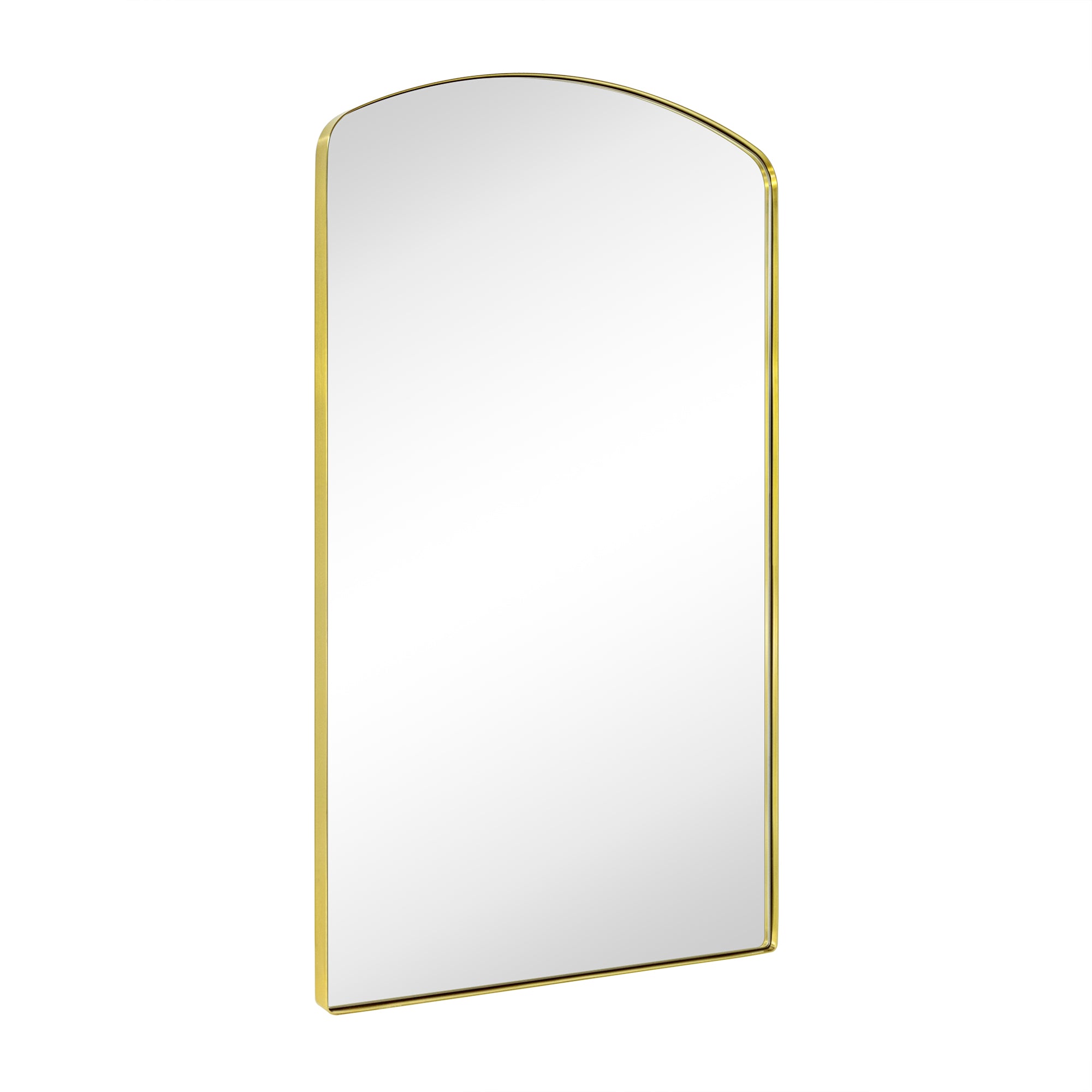 Metal Arched Mirror for Bathroom, Mantel or Dresser