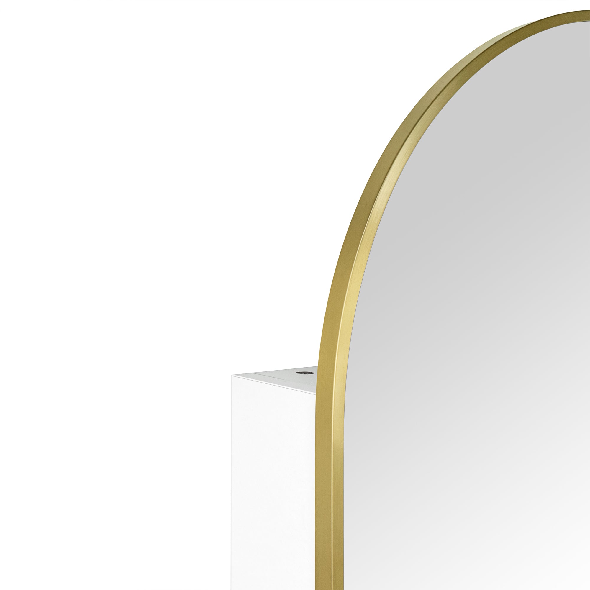 Arched Bathroom Medicine Cabinet with Mirror Recessed and Surface Mount Medicine Cabinet Mirror