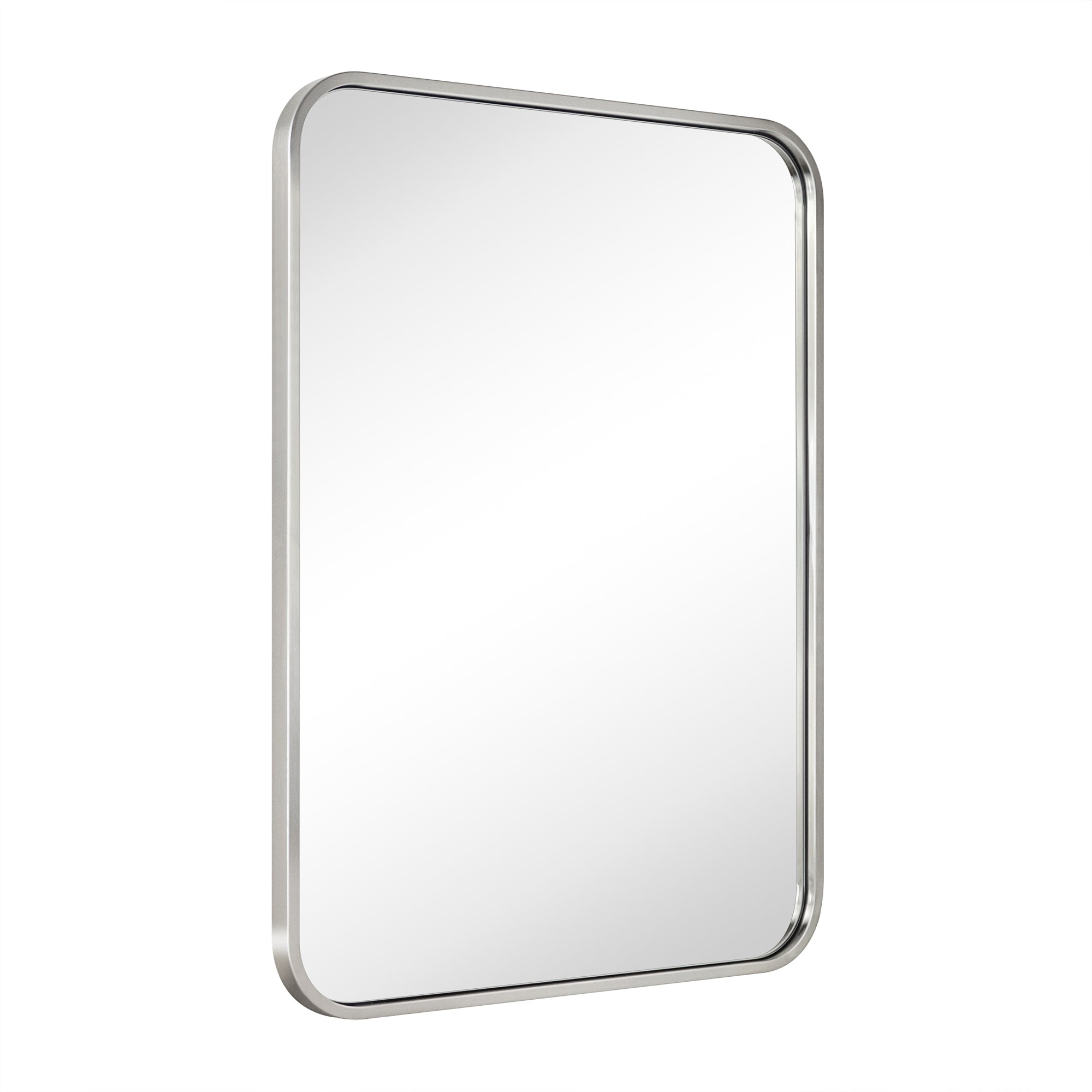 Rectangle Bathroom Vanity Mirror Stainless Steel Metal Framed Wall Mounted Mirror for Bathroom, Living Room, Powder Room