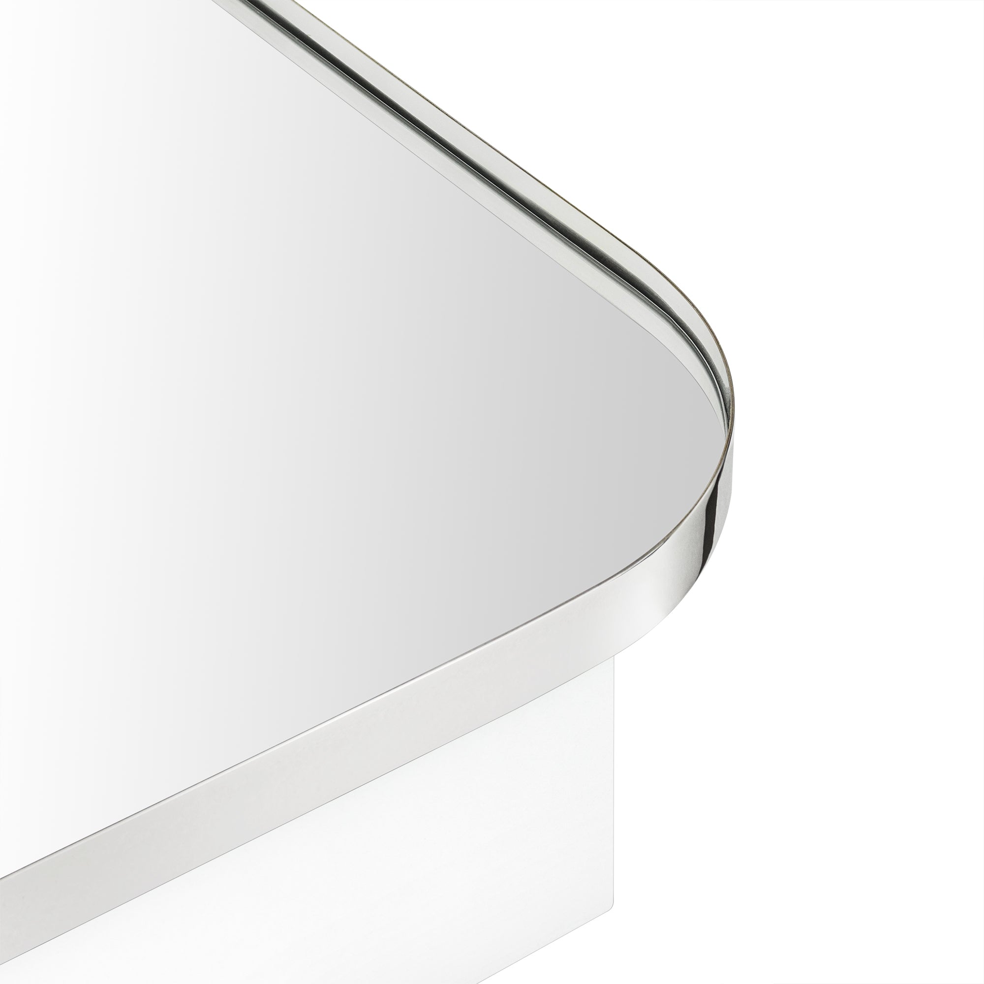 Surface and Recessed Mount Rectangular Long Narrow Stainless Steel Metal Framed Bathroom Medicine Cabinet with Mirror, 20'' W x 40'' H