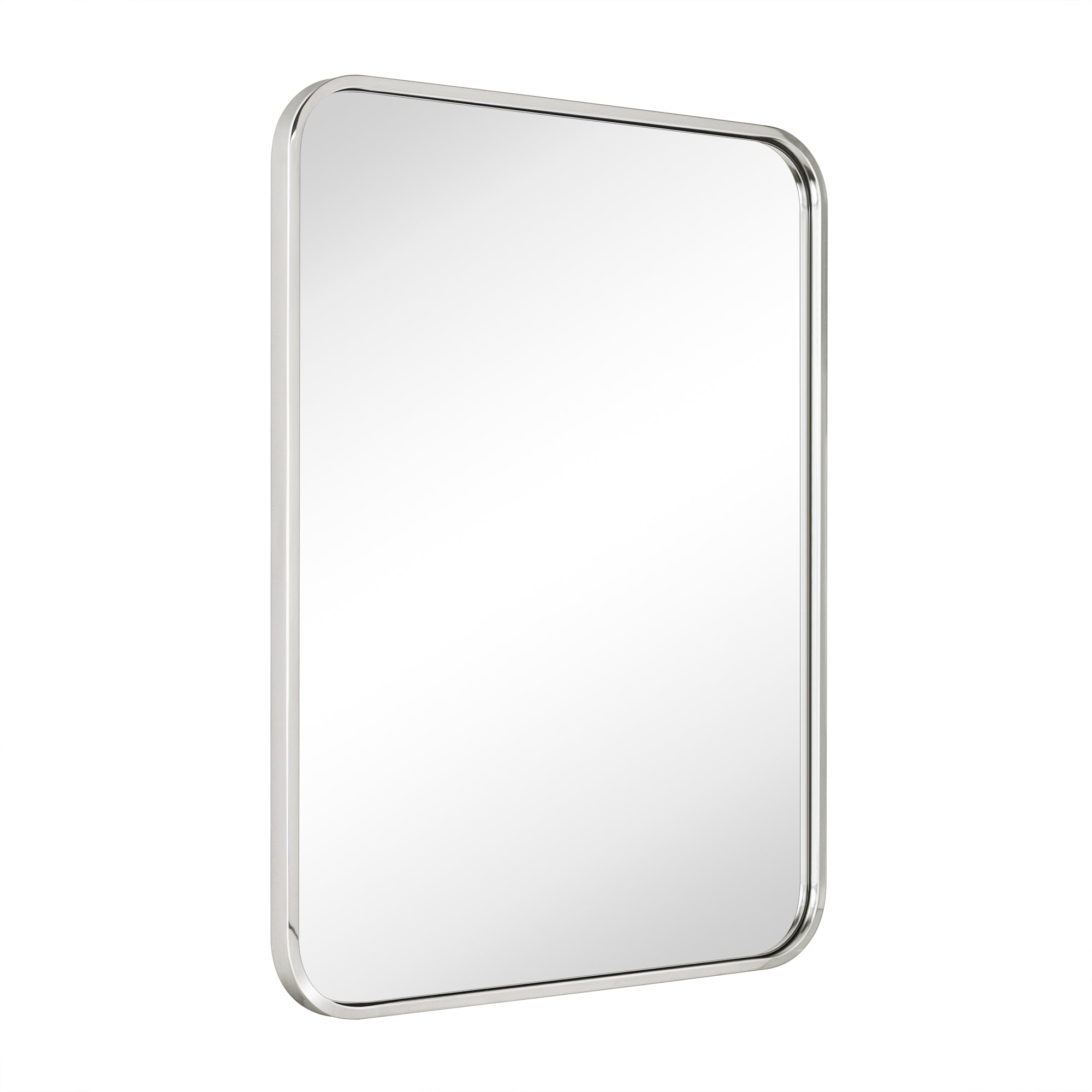 Rectangle Bathroom Vanity Mirror Stainless Steel Metal Framed Wall Mounted Mirror for Bathroom, Living Room, Powder Room