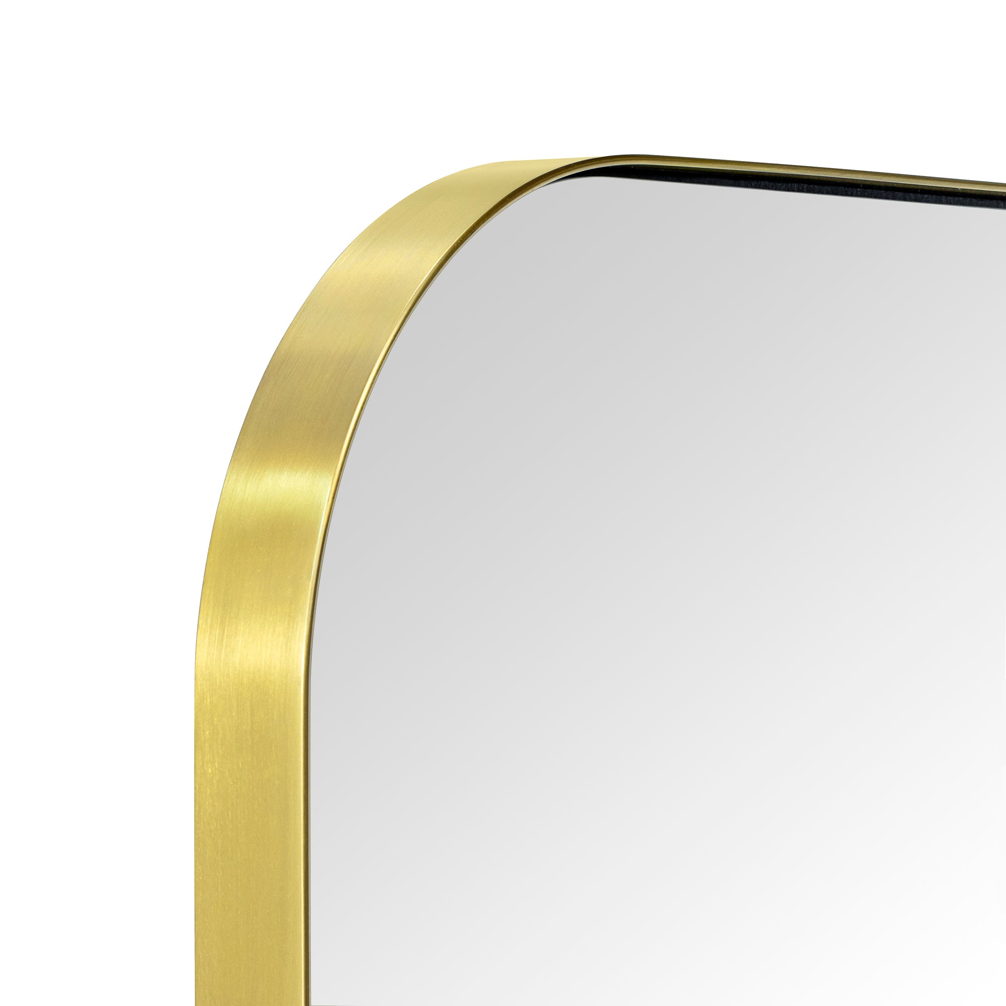 Rectangular Stainless Steel Framed Wall Mounted Bathroom Vanity Mirror