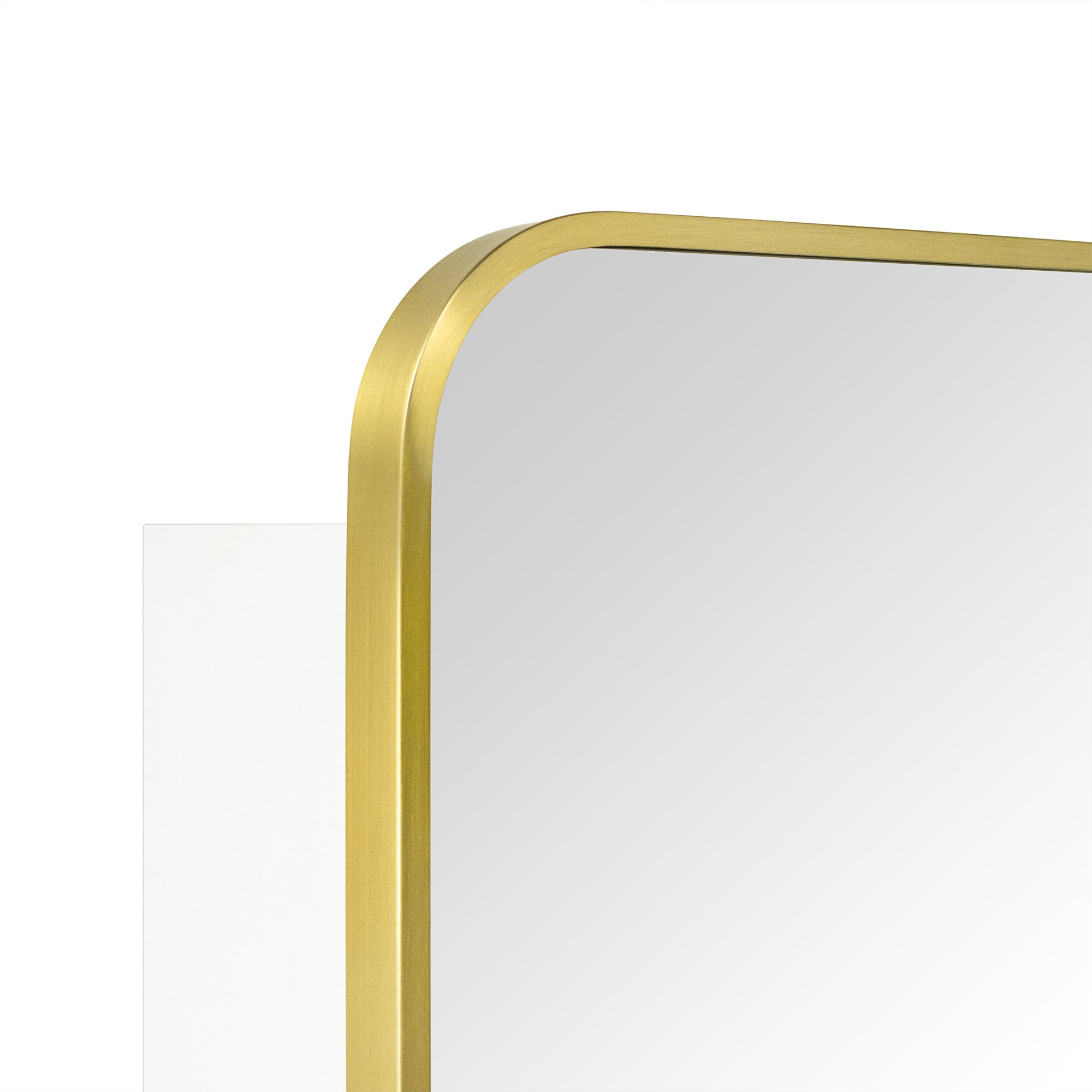 Garnes Rectangular Recessed or Surface Mount Metal Framed Medicine Cabinet with Mirror