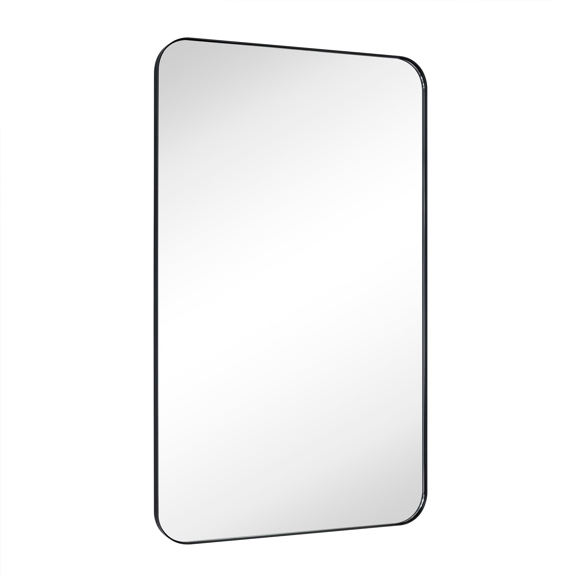 Rectangular Stainless Steel Framed Wall Mounted Bathroom Vanity Mirror