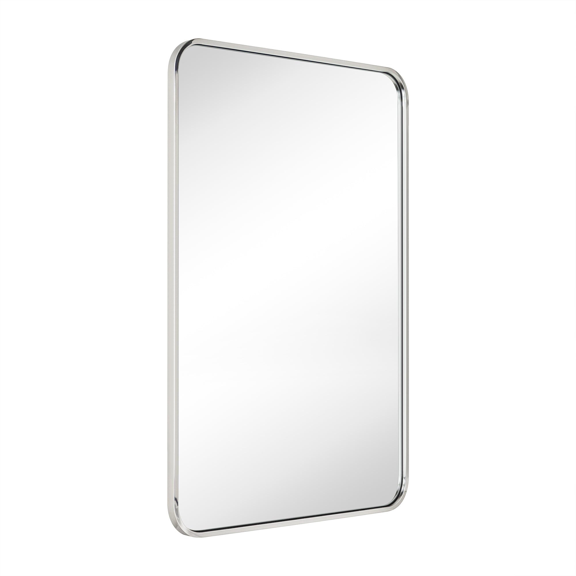 Rectangle Bathroom Vanity Mirror Stainless Steel Metal Framed Wall Mounted Mirror for Bathroom, Living Room, Powder Room