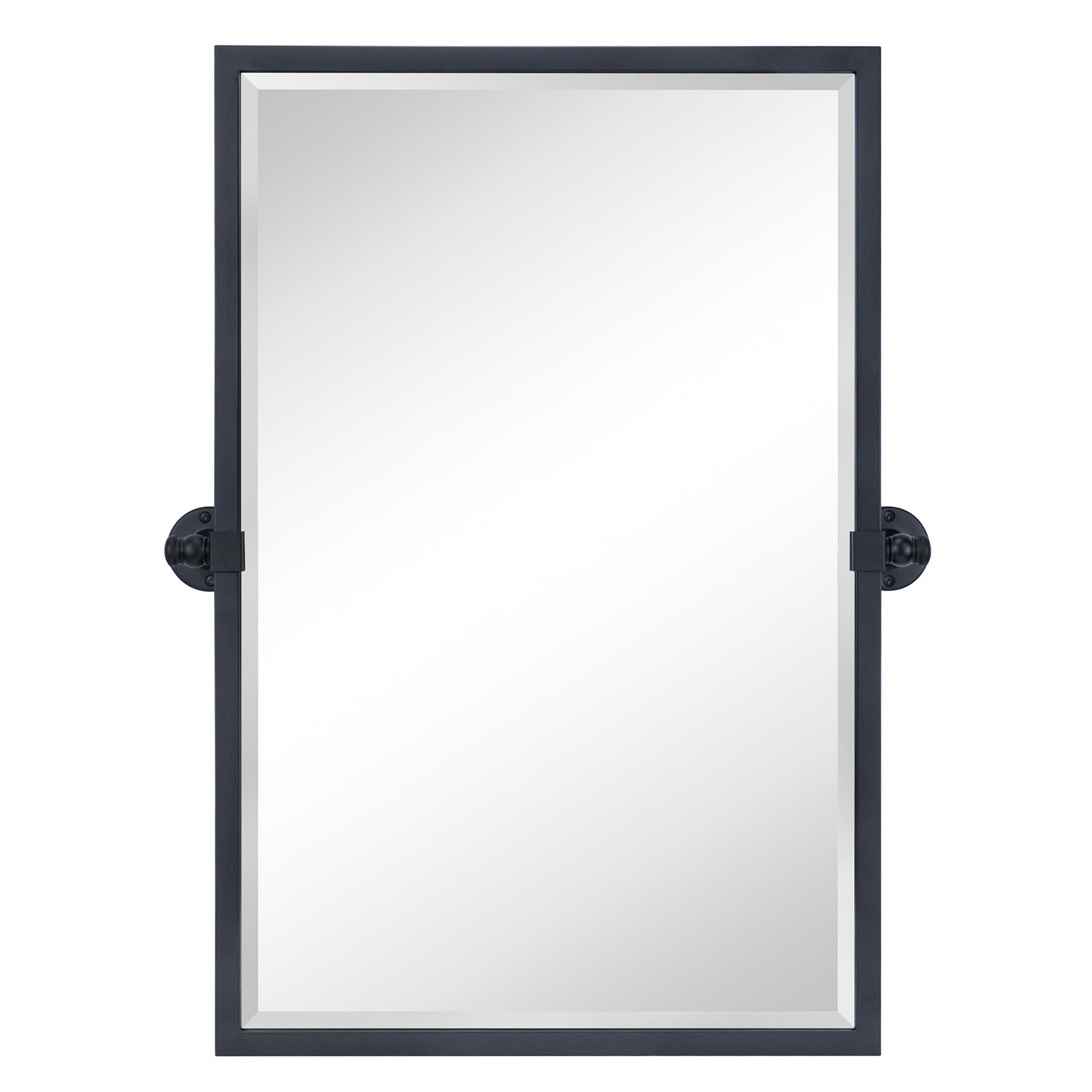 Rectangular Metal Framed Pivot Wall Mounted Bathroom Vanity Mirror