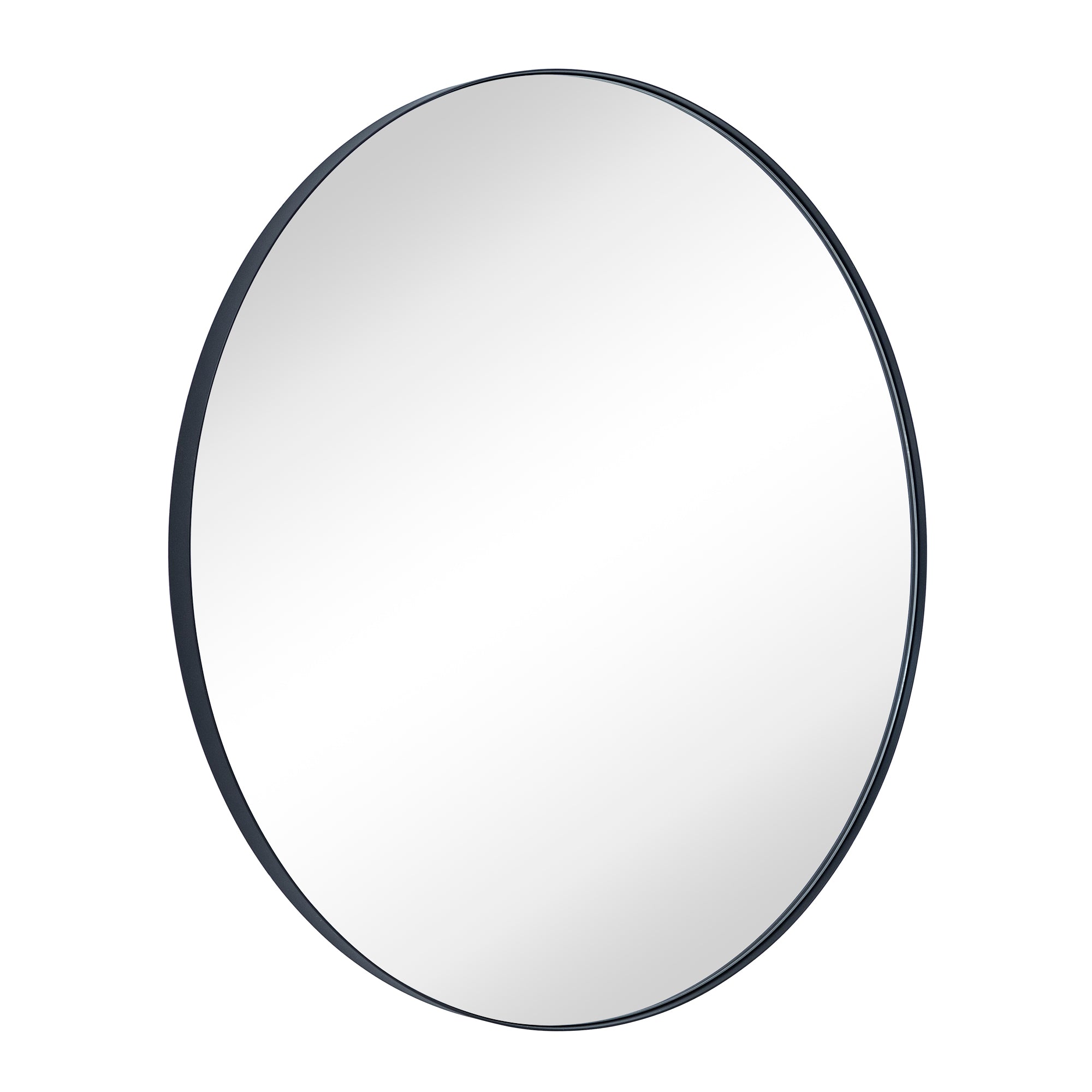 Circular Round Stainless Steel Framed Wall Mounted Bathroom Vanity Mirror