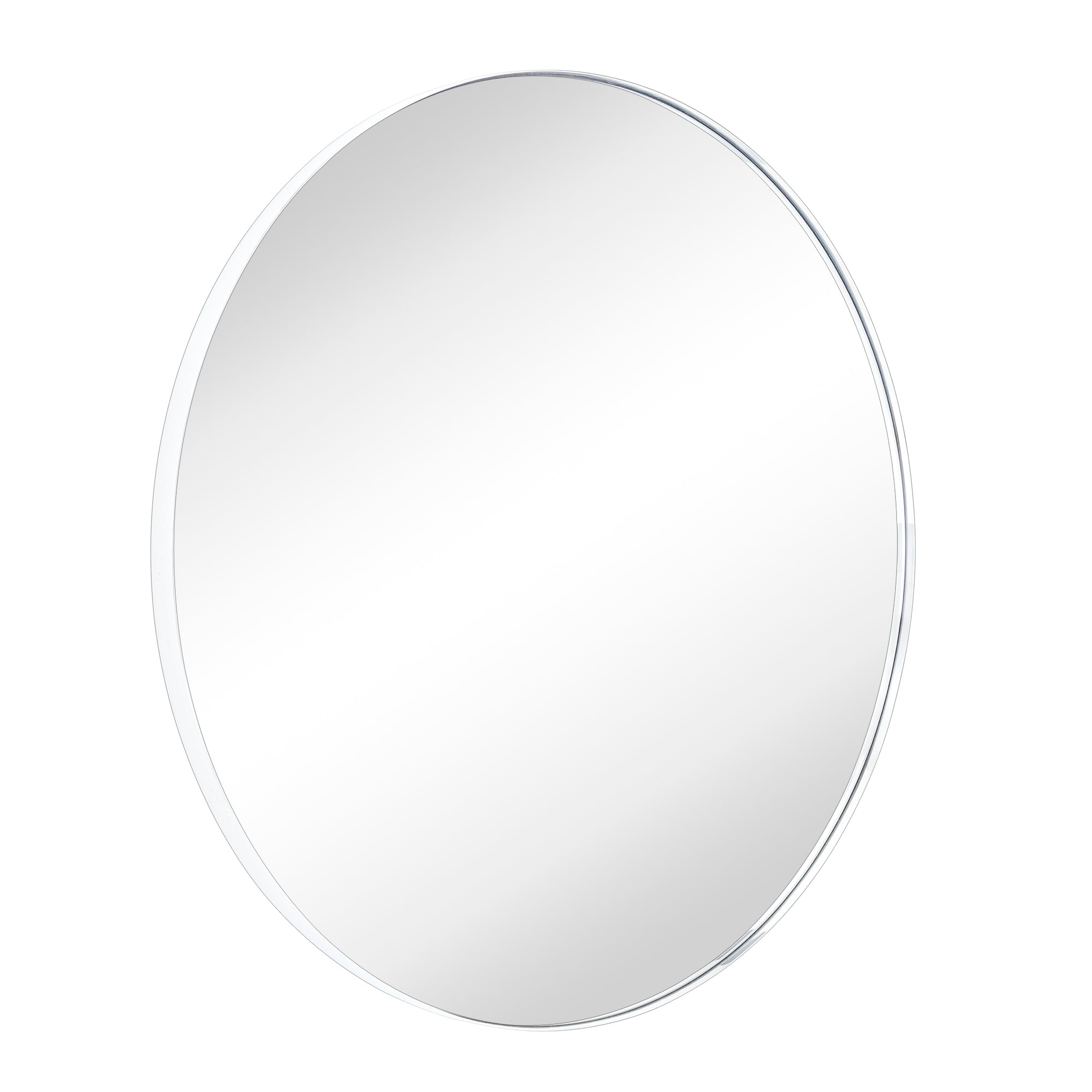 Circular Round Stainless Steel Framed Wall Mounted Bathroom Vanity Mirror