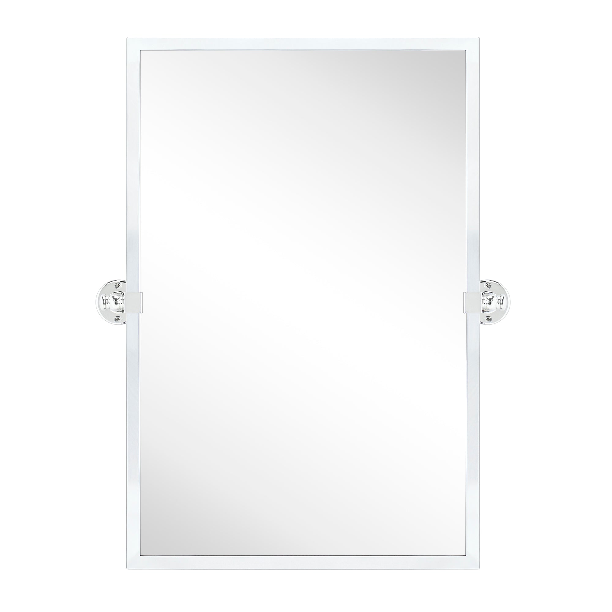 Rectangular Metal Framed Pivot Wall Mounted Bathroom Vanity Mirror