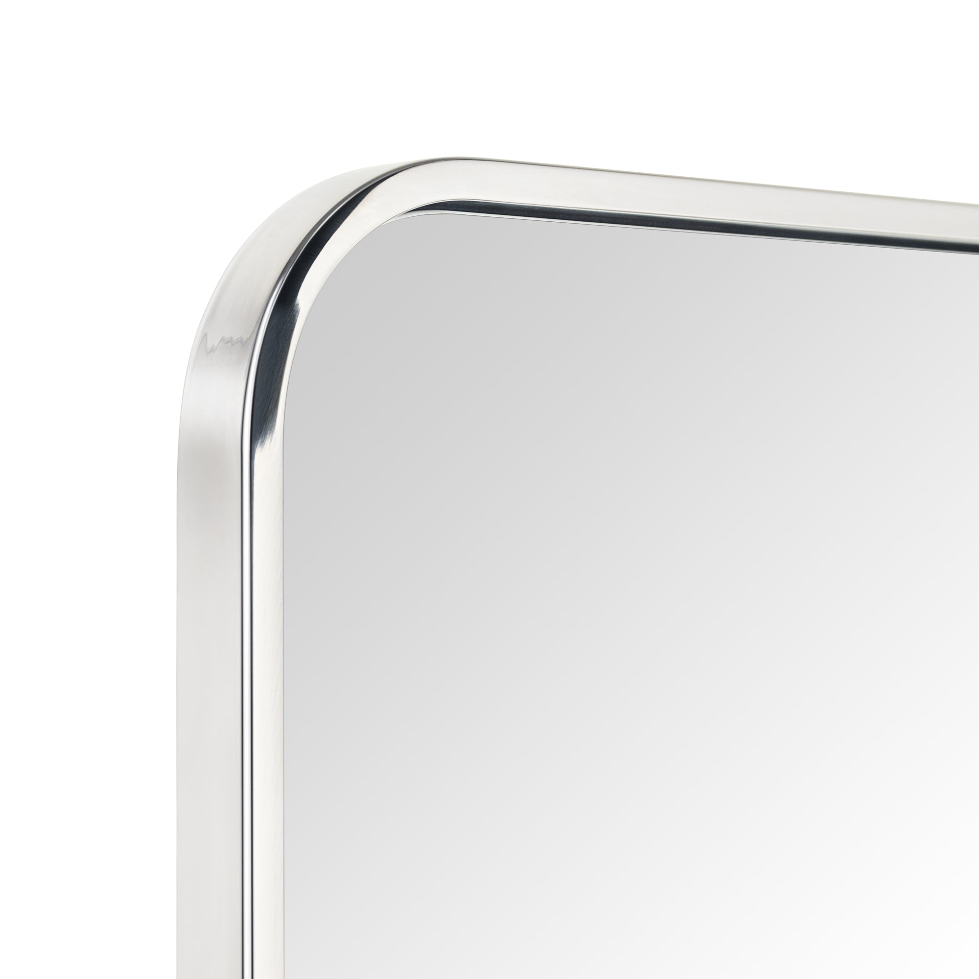 Rectangle Bathroom Vanity Mirror Stainless Steel Metal Framed Wall Mounted Mirror for Bathroom, Living Room, Powder Room