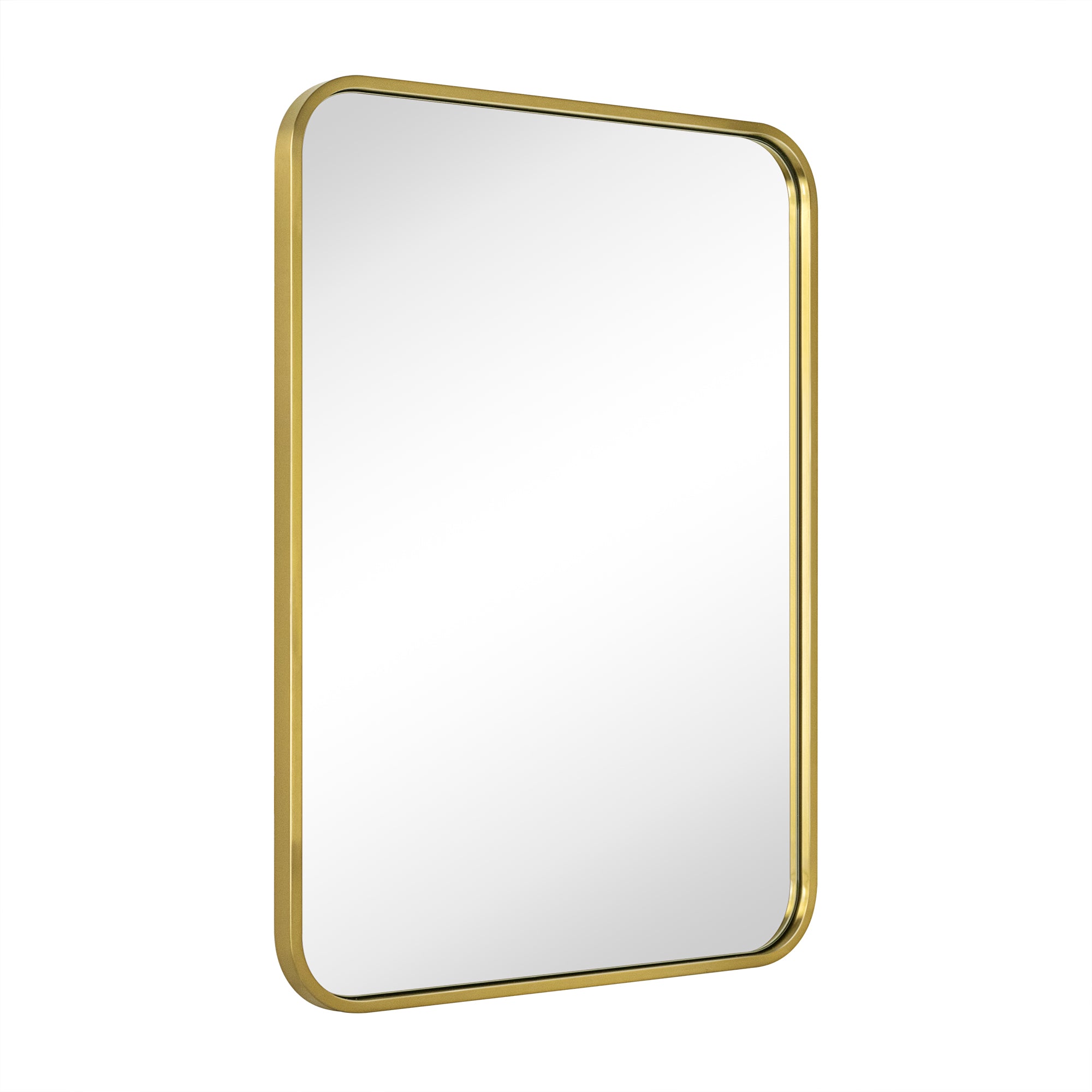 Rectangle Bathroom Vanity Mirror Stainless Steel Metal Framed Wall Mounted Mirror for Bathroom, Living Room, Powder Room