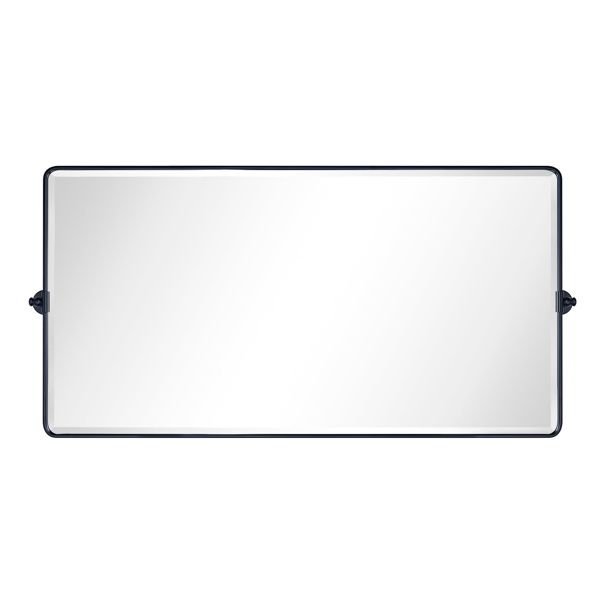 Rectangular Metal Framed Pivot Wall Mounted Bathroom Vanity Mirror