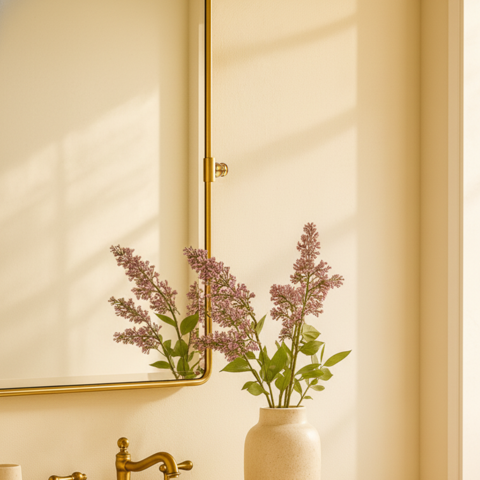 Woodvale Farmhouse Rectangle Bathroom Pivot Mirrors