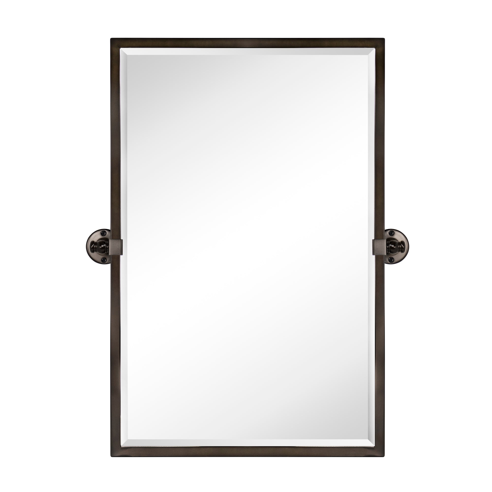 Rectangular Metal Framed Pivot Wall Mounted Bathroom Vanity Mirror