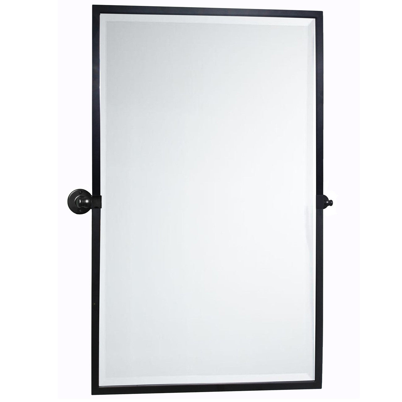 Rectangular Metal Framed Pivot Wall Mounted Bathroom Vanity Mirror