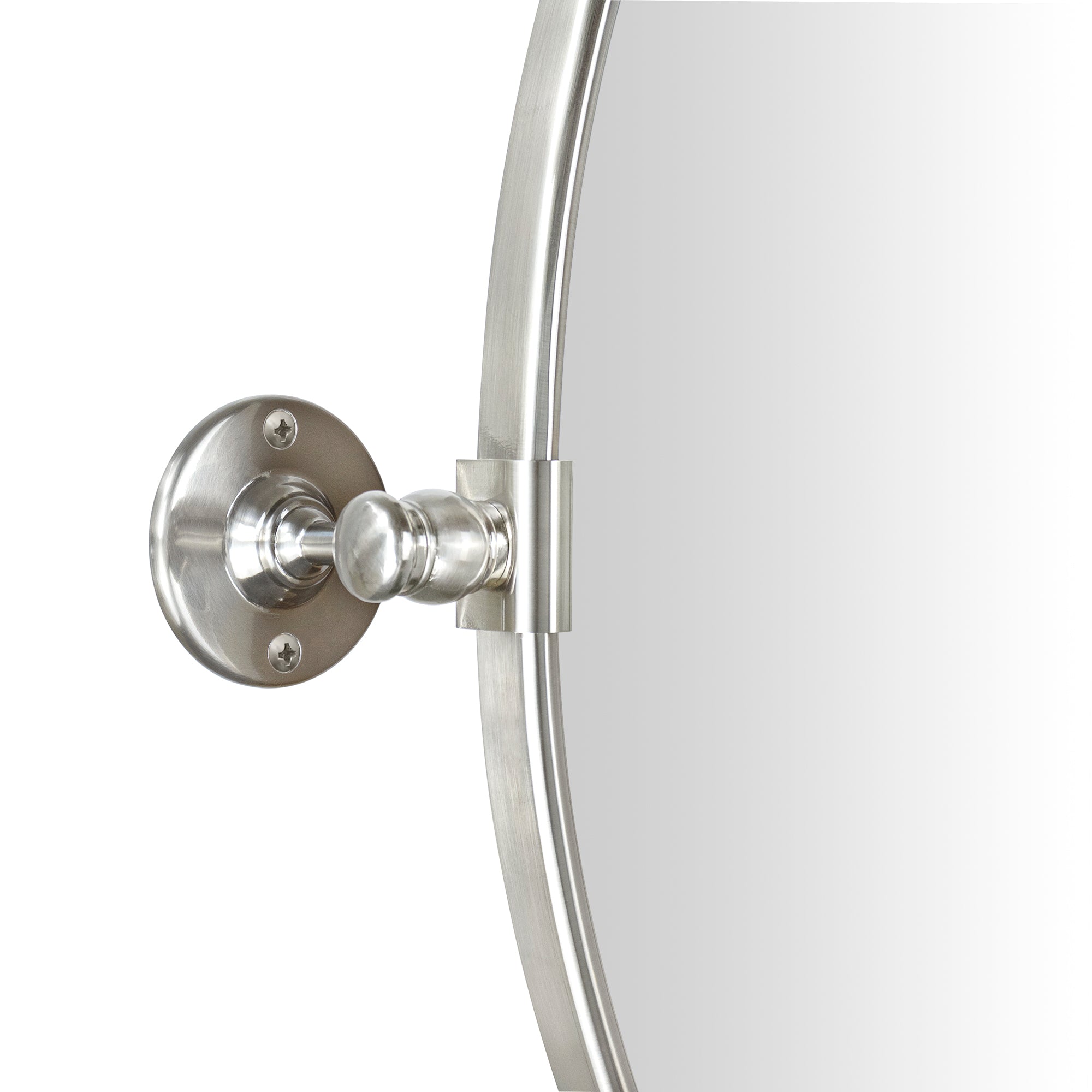 Pivot Oval Metal Framed Wall Mounted Bathroom Vanity Mirror