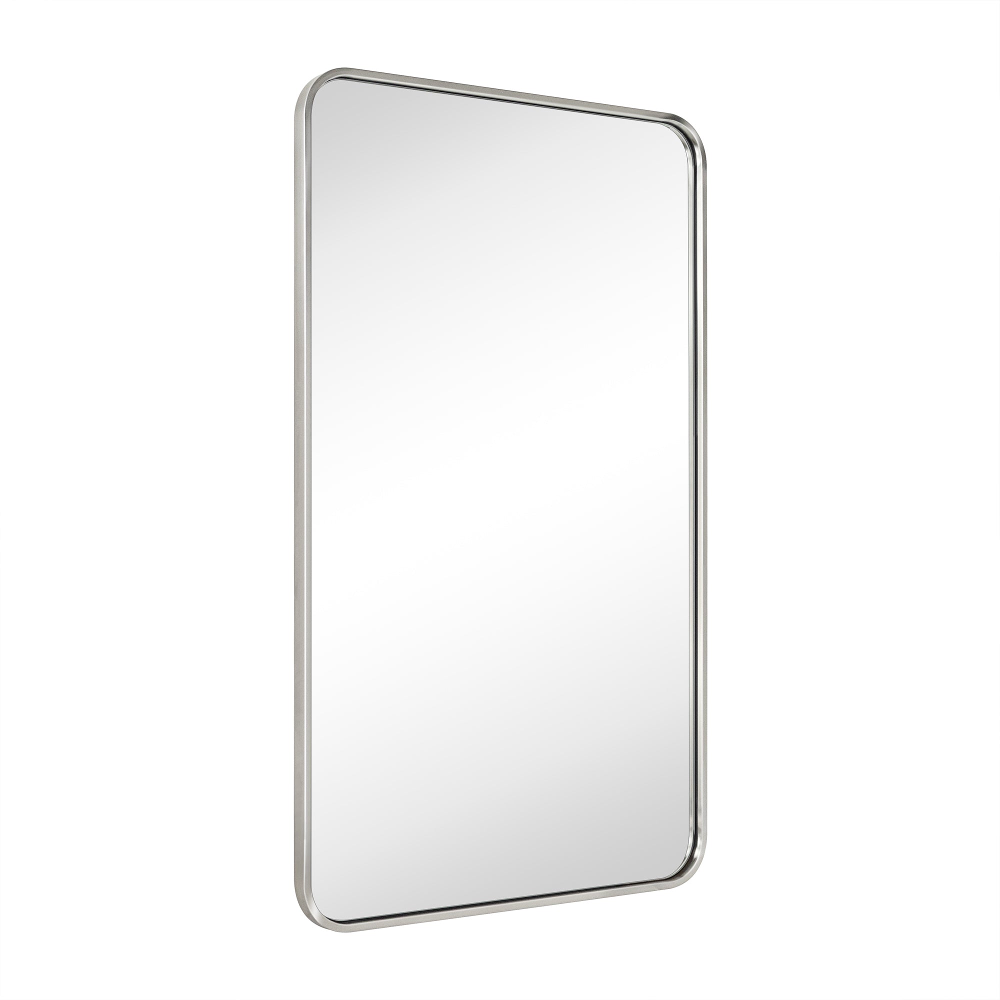 Rectangle Bathroom Vanity Mirror Stainless Steel Metal Framed Wall Mounted Mirror for Bathroom, Living Room, Powder Room
