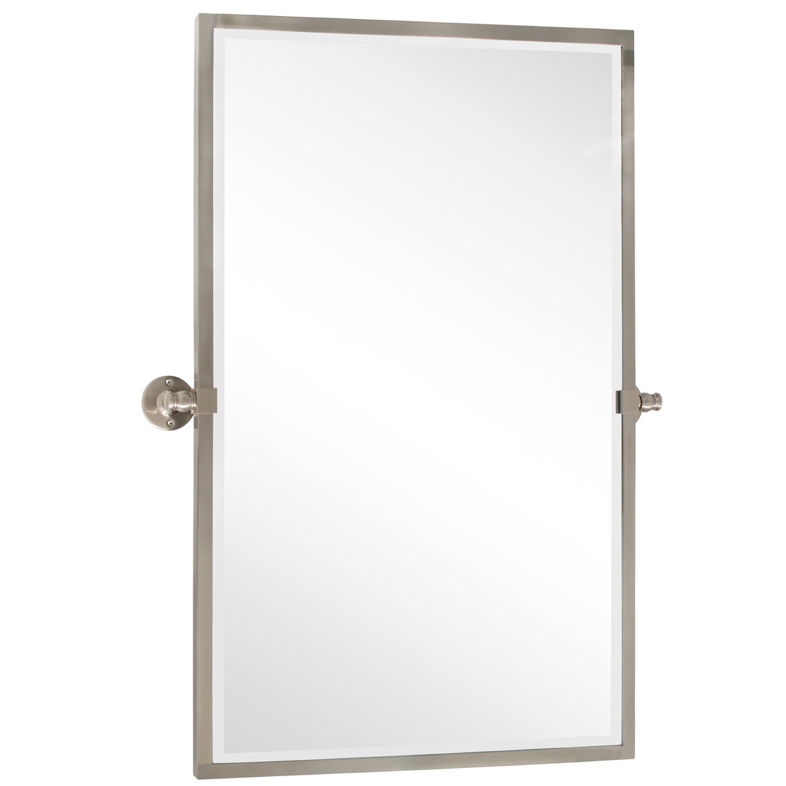 Rectangular Metal Framed Pivot Wall Mounted Bathroom Vanity Mirror