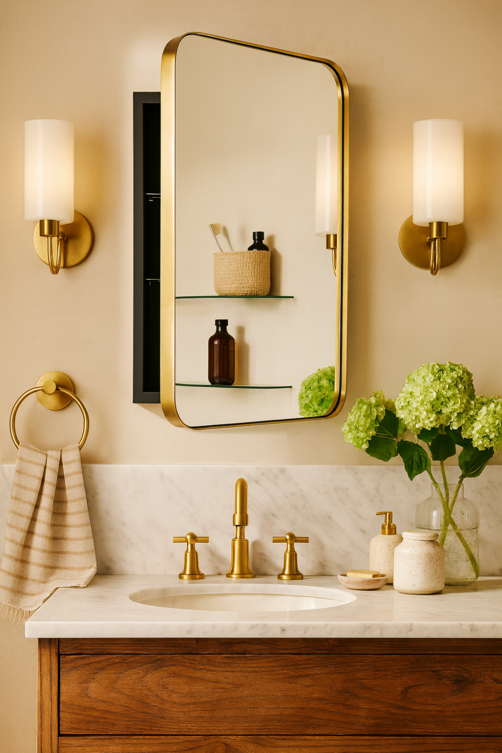 Shop by Frame Finish-medicine cabinet with mirror