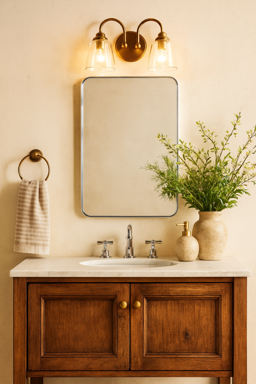 medium bathroom Mirrors