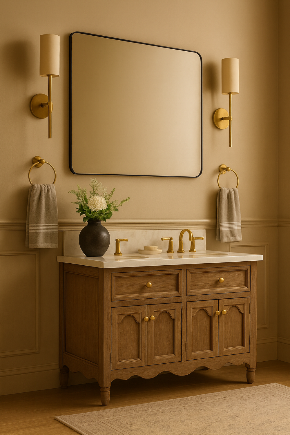 large bathroom mirrors