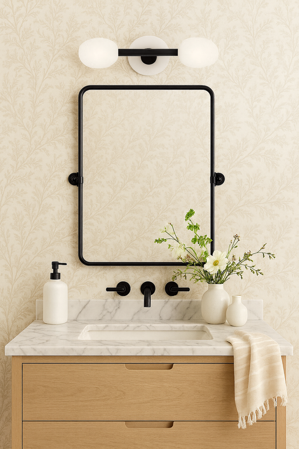 small bathroom mirrors