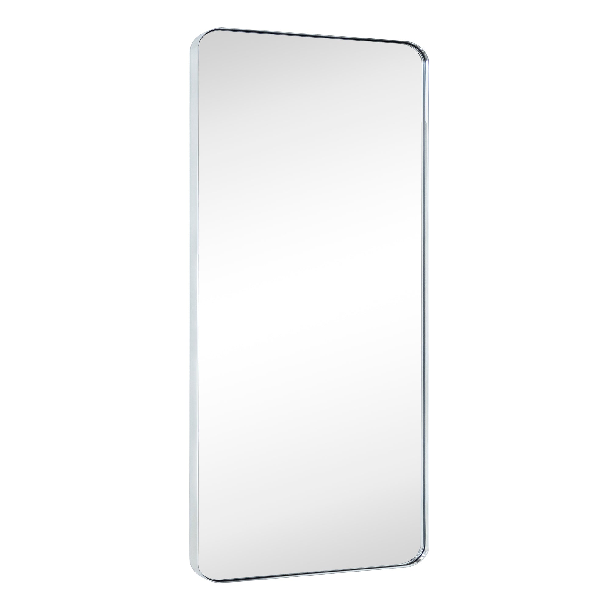 Kengston Rectangular Stainless Steel Metal Framed Wall Mounted Bathroom Vanity Mirror