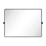 Rectangular Metal Framed Pivot Wall Mounted Bathroom Vanity Mirror