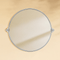 Adlina Farmhouse Round Bathroom Pivot Mirrors GC-00319 Chrome 24x24" TEHOME
