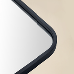 Aria Modern Rectangle Wall Mirrors with Rounded Corners GC-00778 Oil Rubbed Bronze 20x28" TEHOME