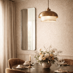 Aria Modern Rectangle Wall Mirrors with Rounded Corners GC-00776 Brushed Nickel 20x28" TEHOME