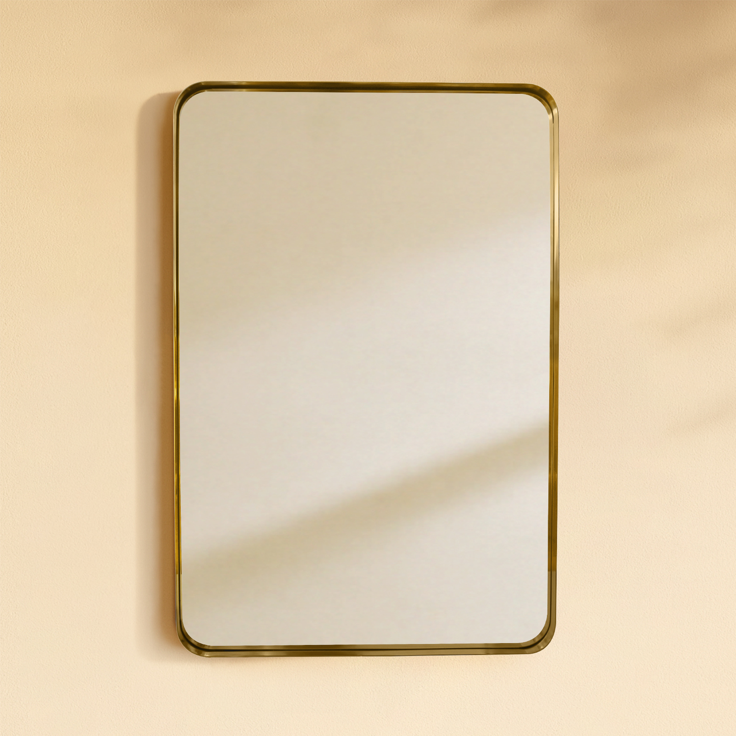 Arthers Modern Rectangle Wall Mirrors with Rounded Corners