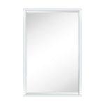 Rectangular Metal Framed Recessed Bathroom Medicine Cabinet with Mirror