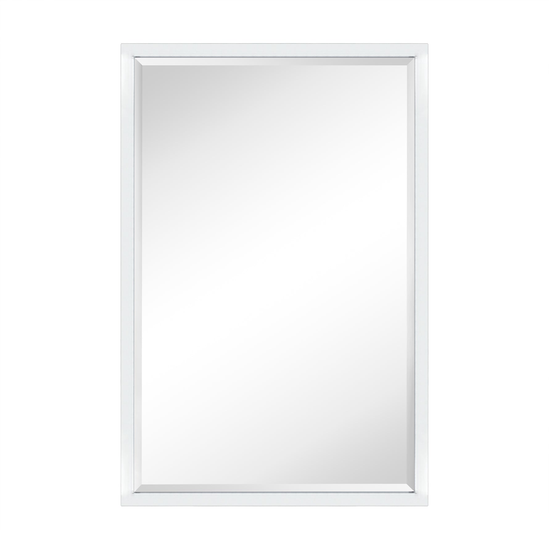 Rectangular Metal Framed Recessed Bathroom Medicine Cabinet with Mirror