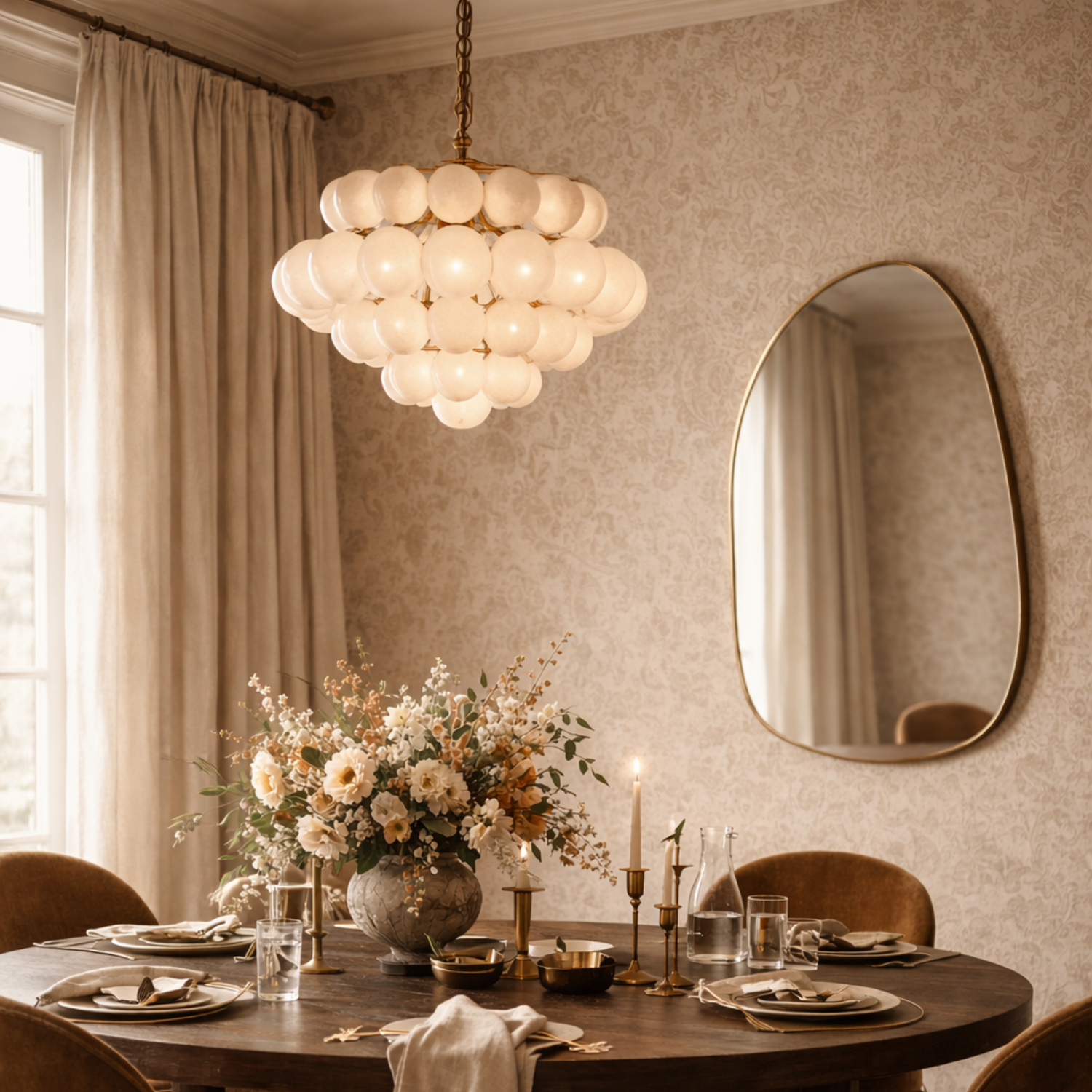 Bertlinde Modern Irregular Wall Mirrors