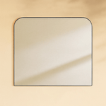 Bhargava Modern Arch Mantel Mirrors GC-0Y027 Black 30x34" TEHOME