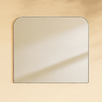 Bhargava Modern Arch Mantel Mirrors GC-0Y027 Black 30x34" TEHOME