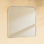 Bhargava Modern Arch Mantel Mirrors GC-0Y030 Chrome 30x34" TEHOME