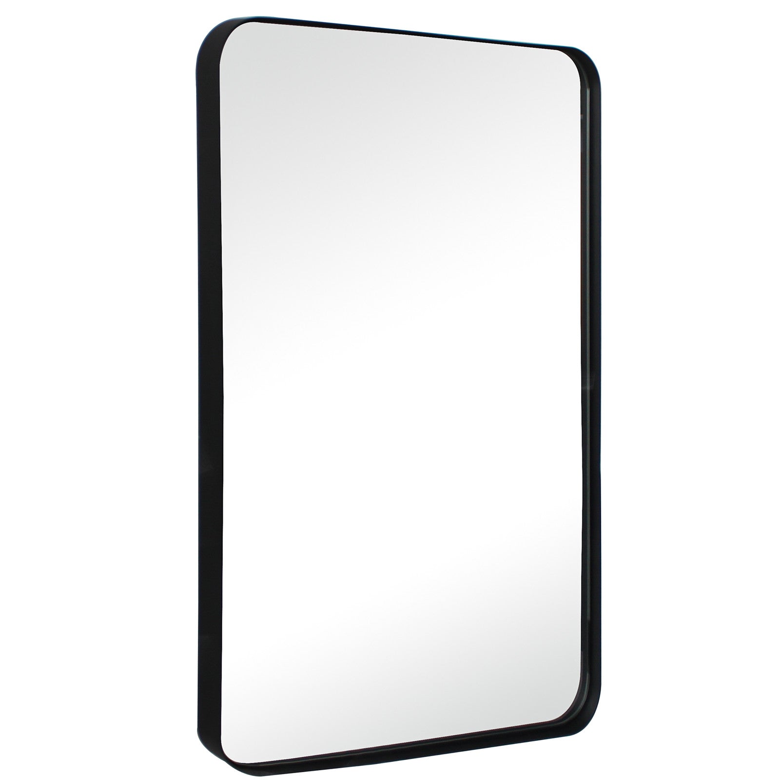 Rectangular Stainless Steel Metal Framed Wall Mounted Bathroom Vanity Mirror