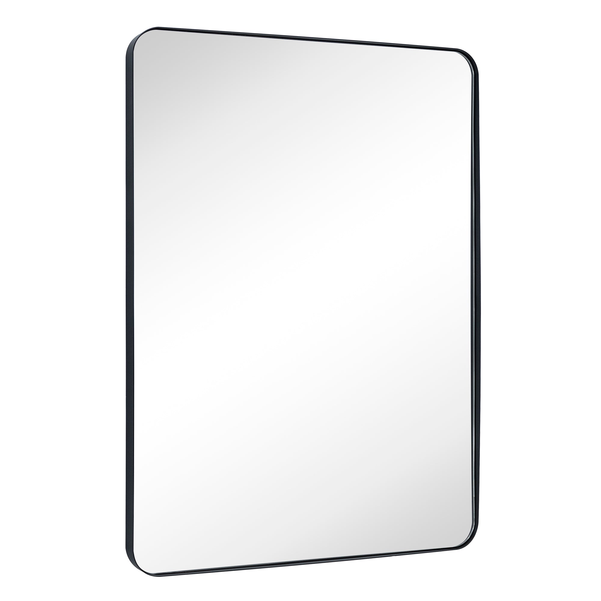 Rectangular Stainless Steel Metal Framed Wall Mounted Bathroom Vanity Mirror