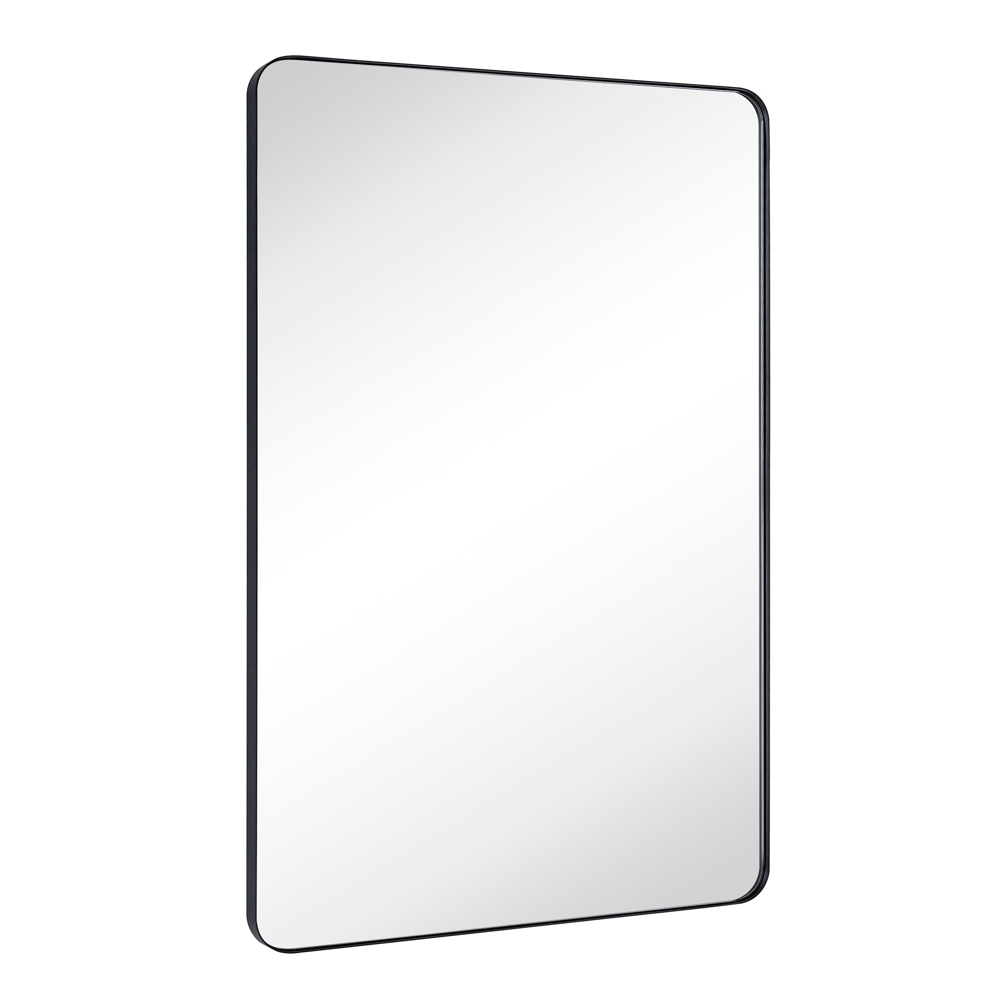 Rectangular Stainless Steel Metal Framed Wall Mounted Bathroom Vanity Mirror