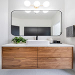 Rectangular Stainless Steel Framed Wall Mounted Bathroom Vanity Mirror